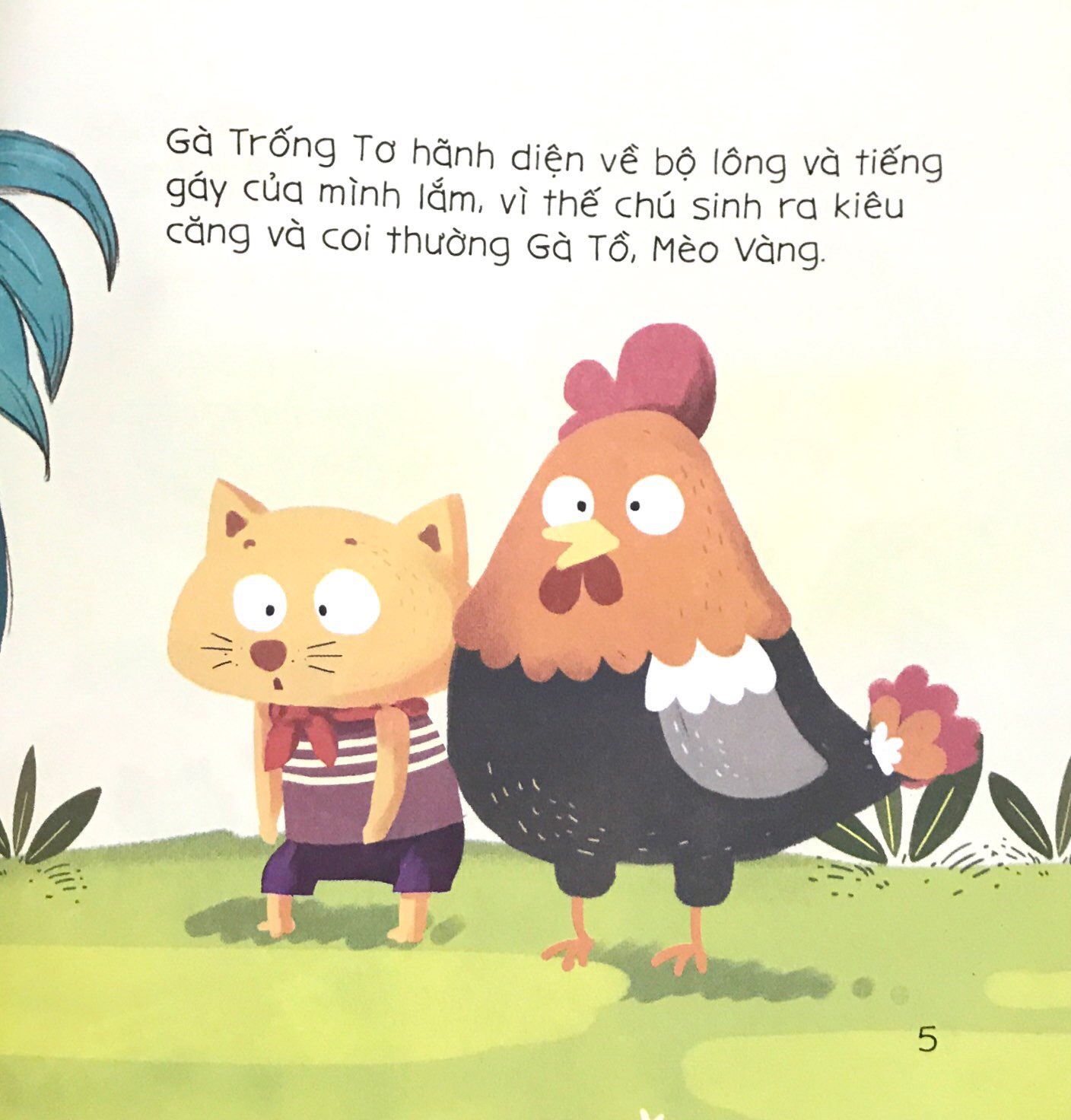 bé tập kể chuyện - chú gà trống kiêu căng (tái bản 2022)