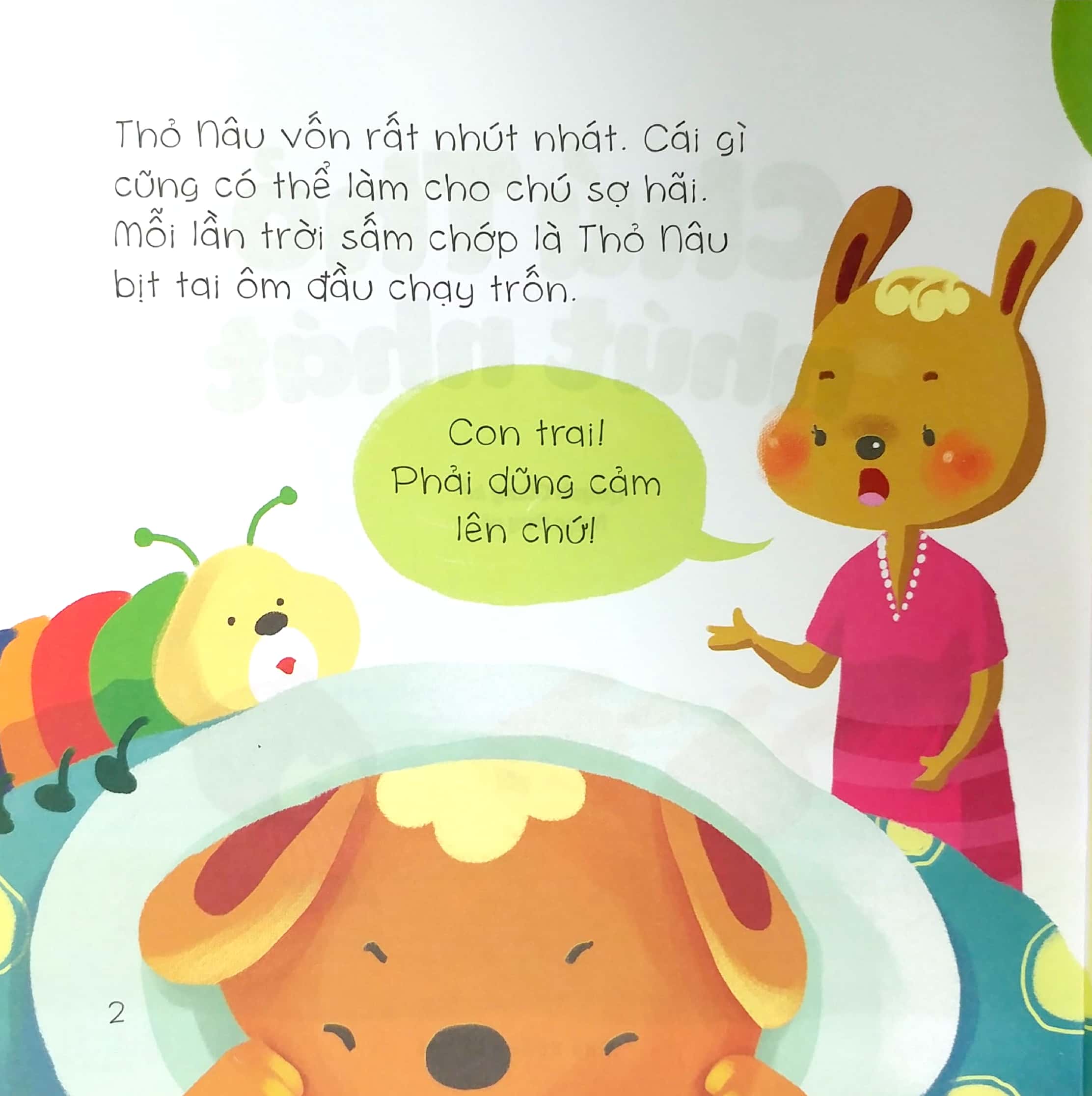 bé tập kể chuyện - chú thỏ nhút nhát (tái bản 2022)