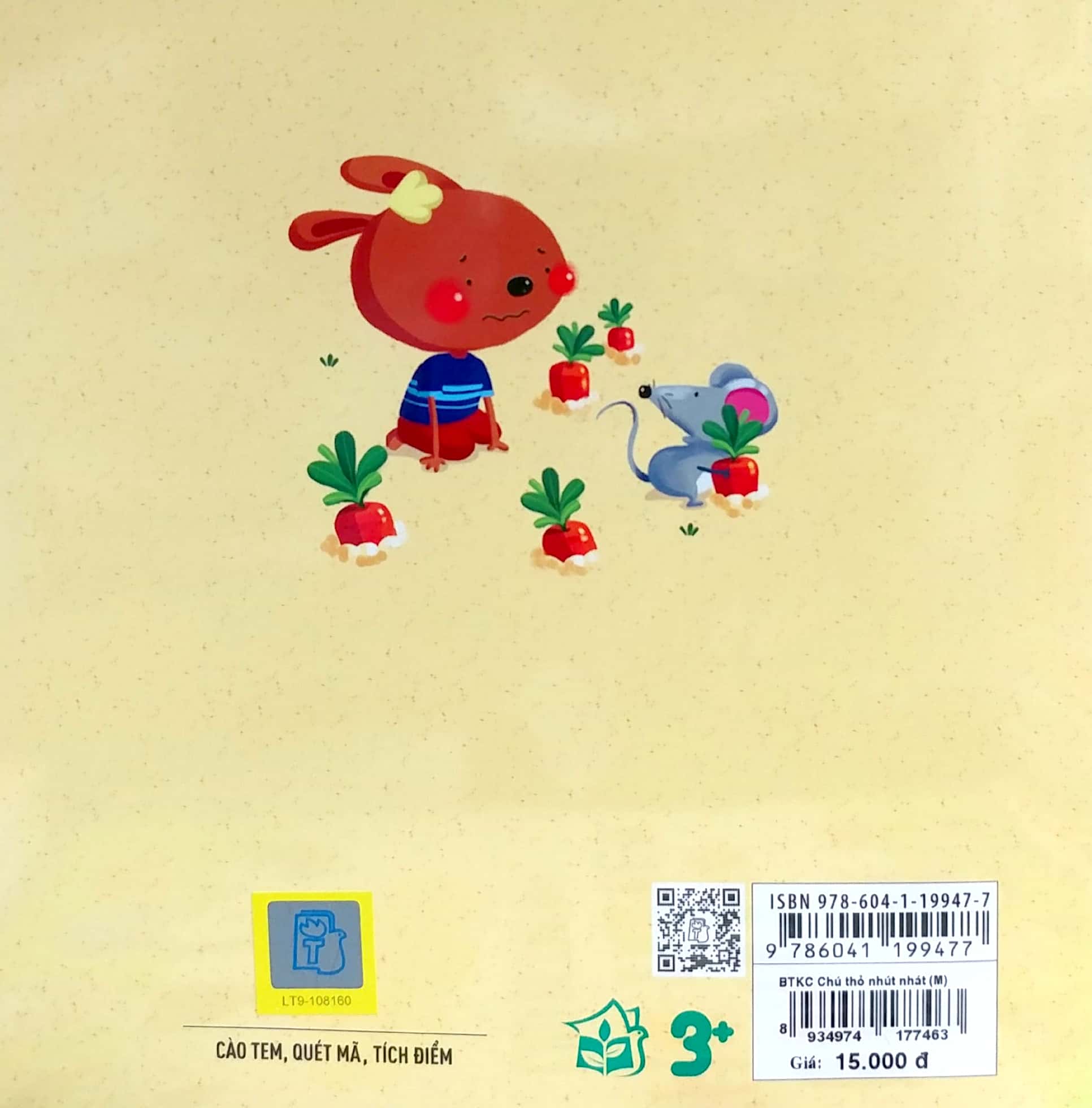 bé tập kể chuyện - chú thỏ nhút nhát (tái bản 2022)