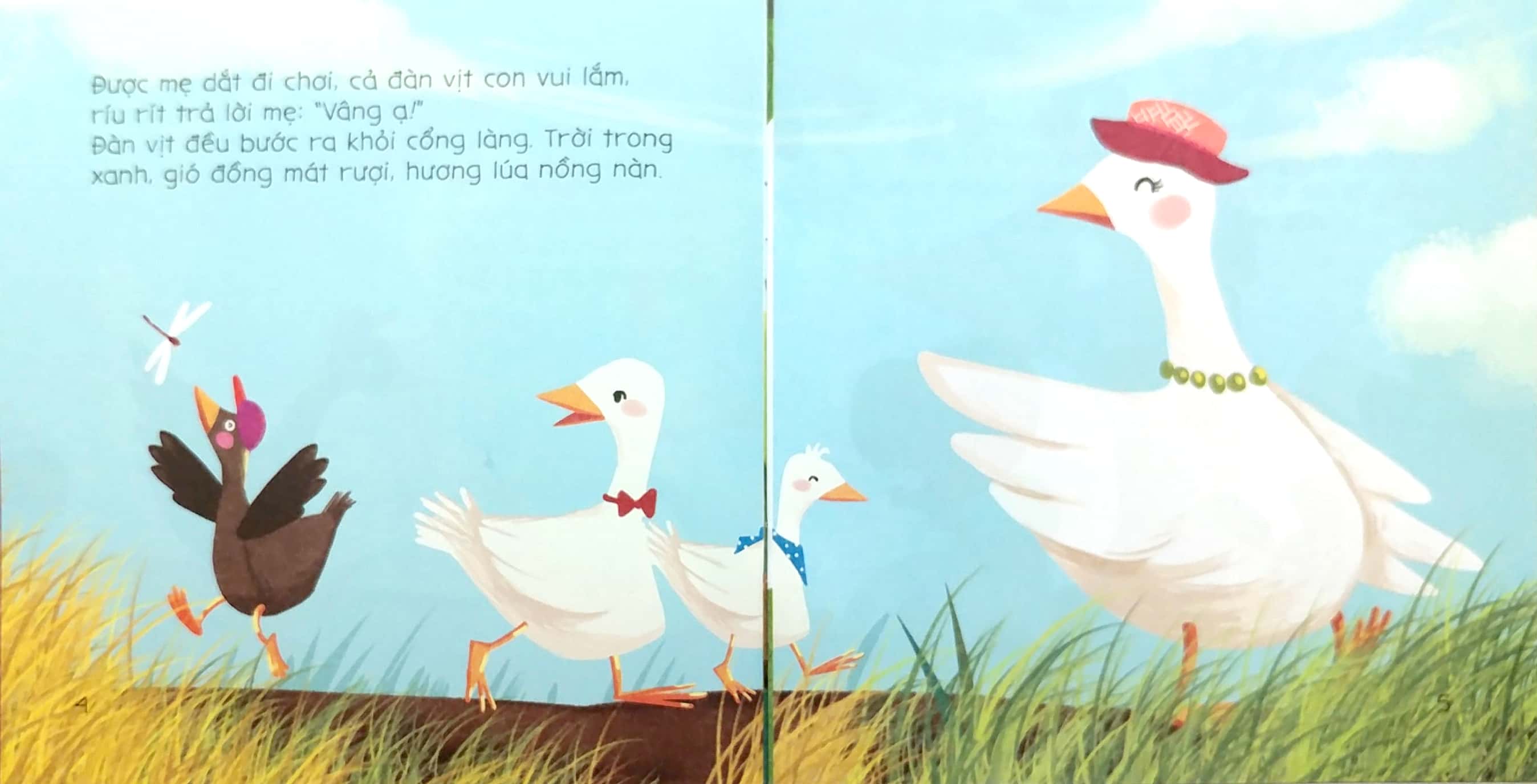 bé tập kể chuyện - chú vịt xám (tái bản 2022)