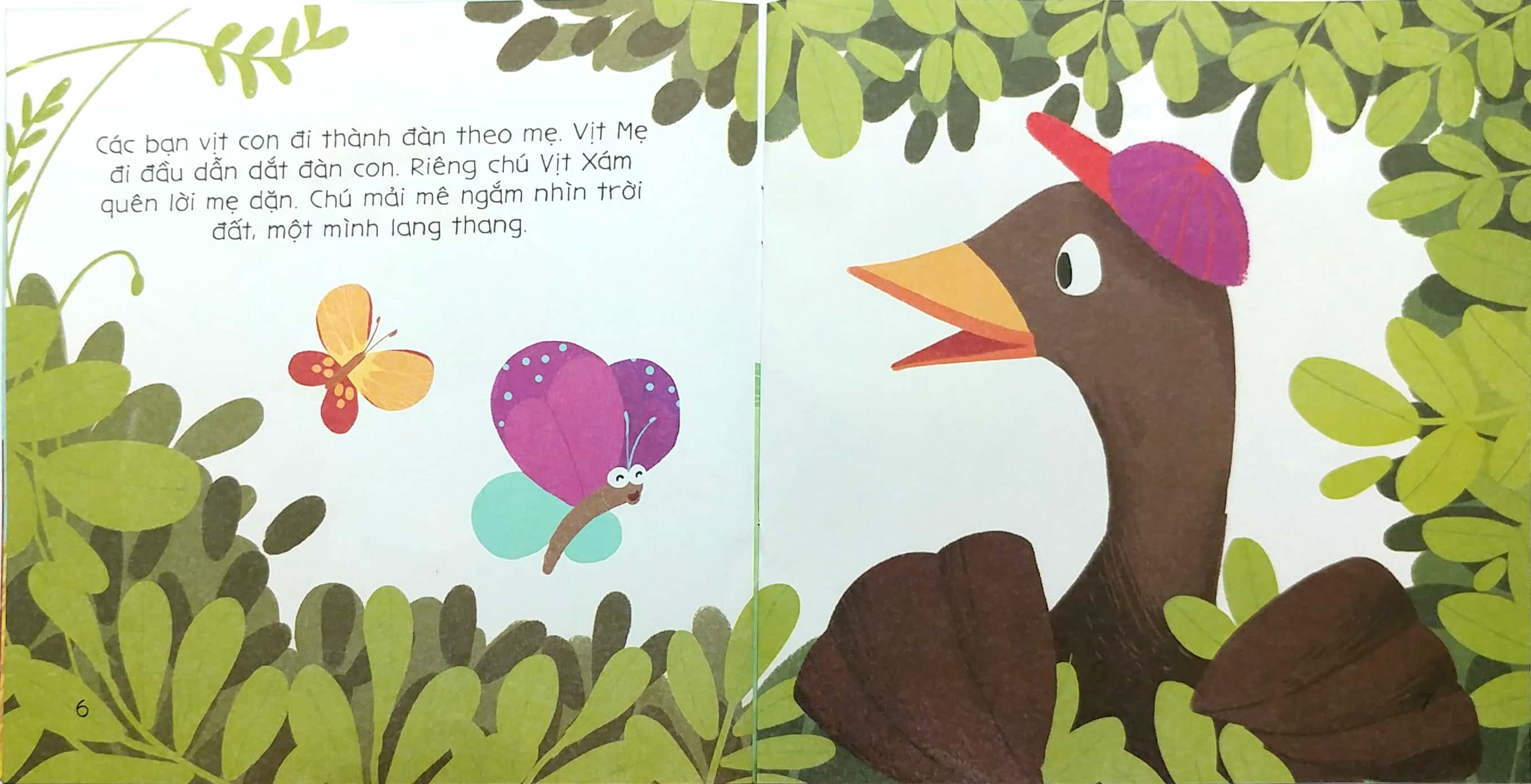 bé tập kể chuyện - chú vịt xám (tái bản 2022)