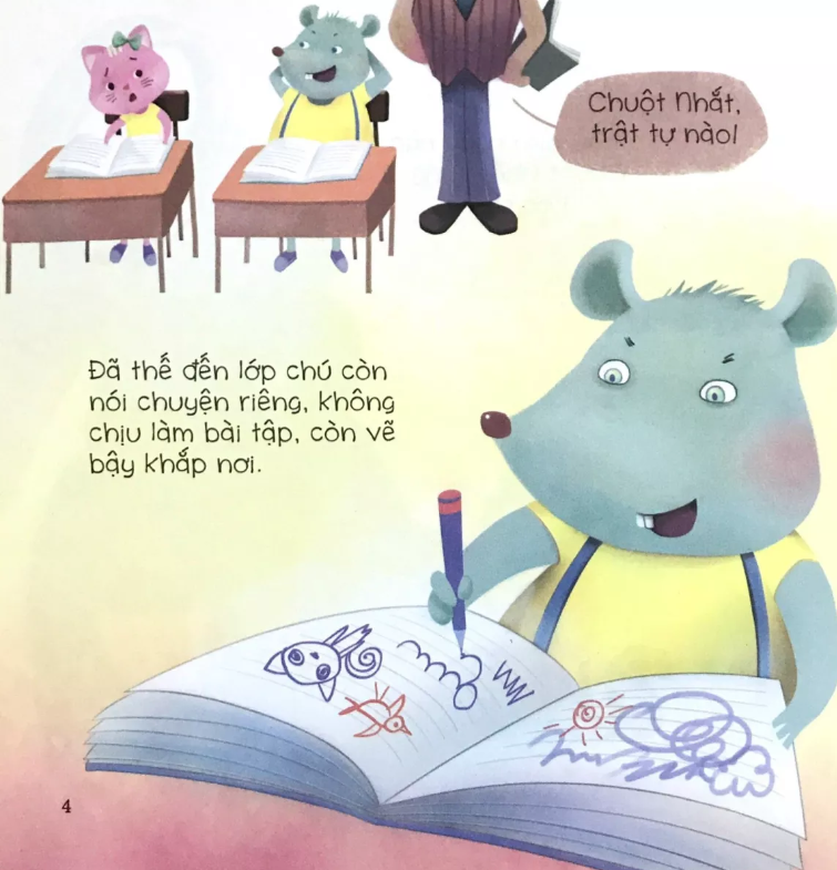 bé tập kể chuyện - chuột nhắt lười học (tái bản 2022)