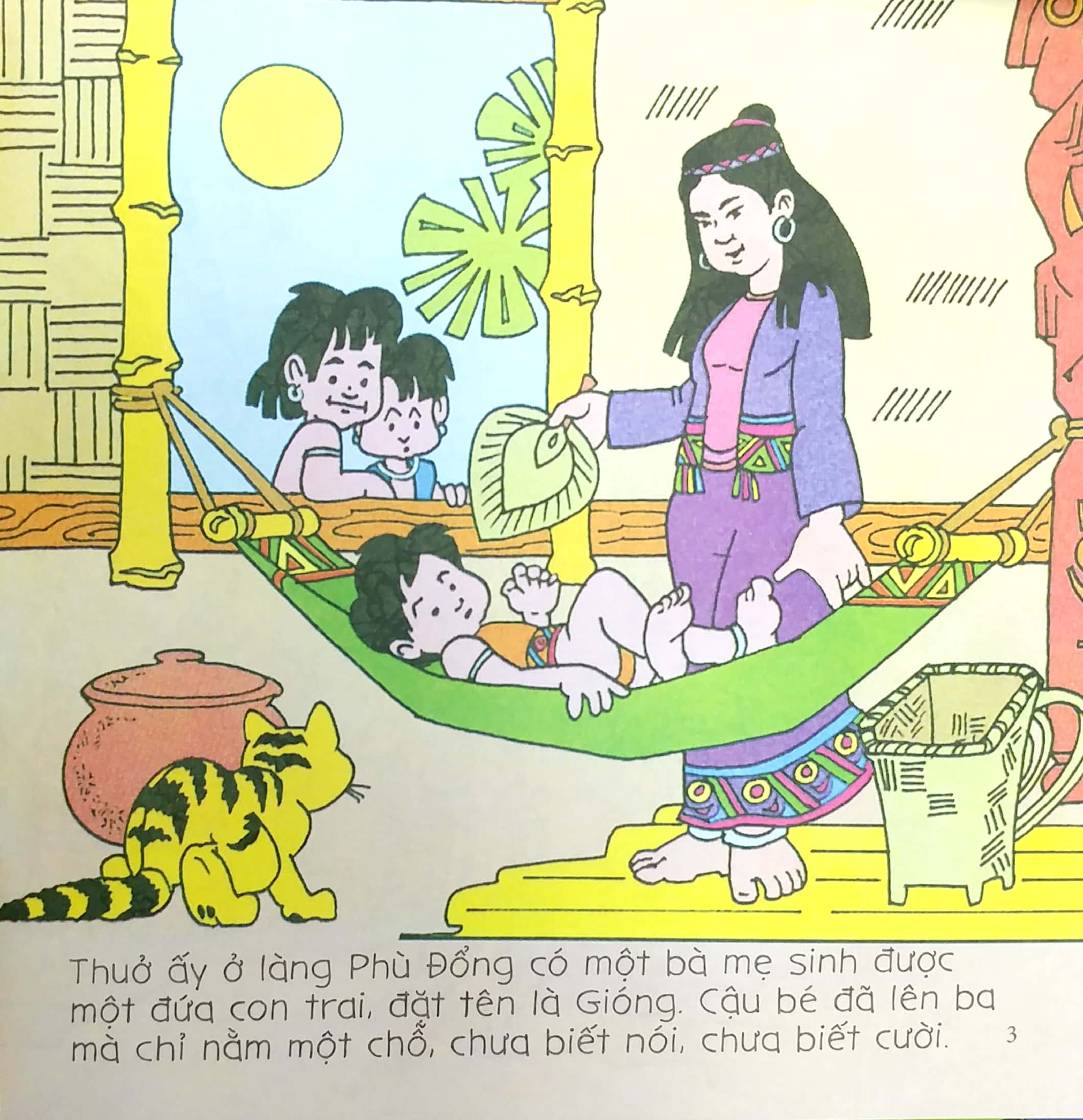 bé tập kể chuyện - chuyện ông gióng (tái bản 2022)