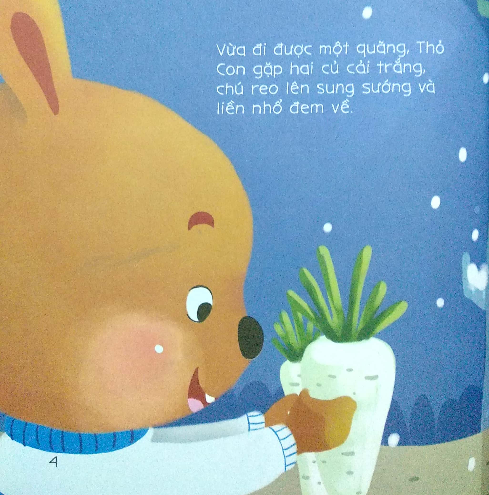 bé tập kể chuyện - củ cải trắng (tái bản 2022)