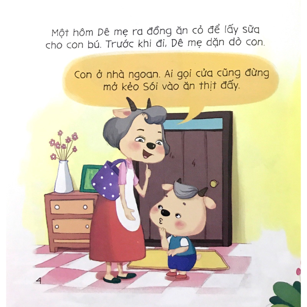 bé tập kể chuyện - dê con nhanh trí (tái bản 2022)