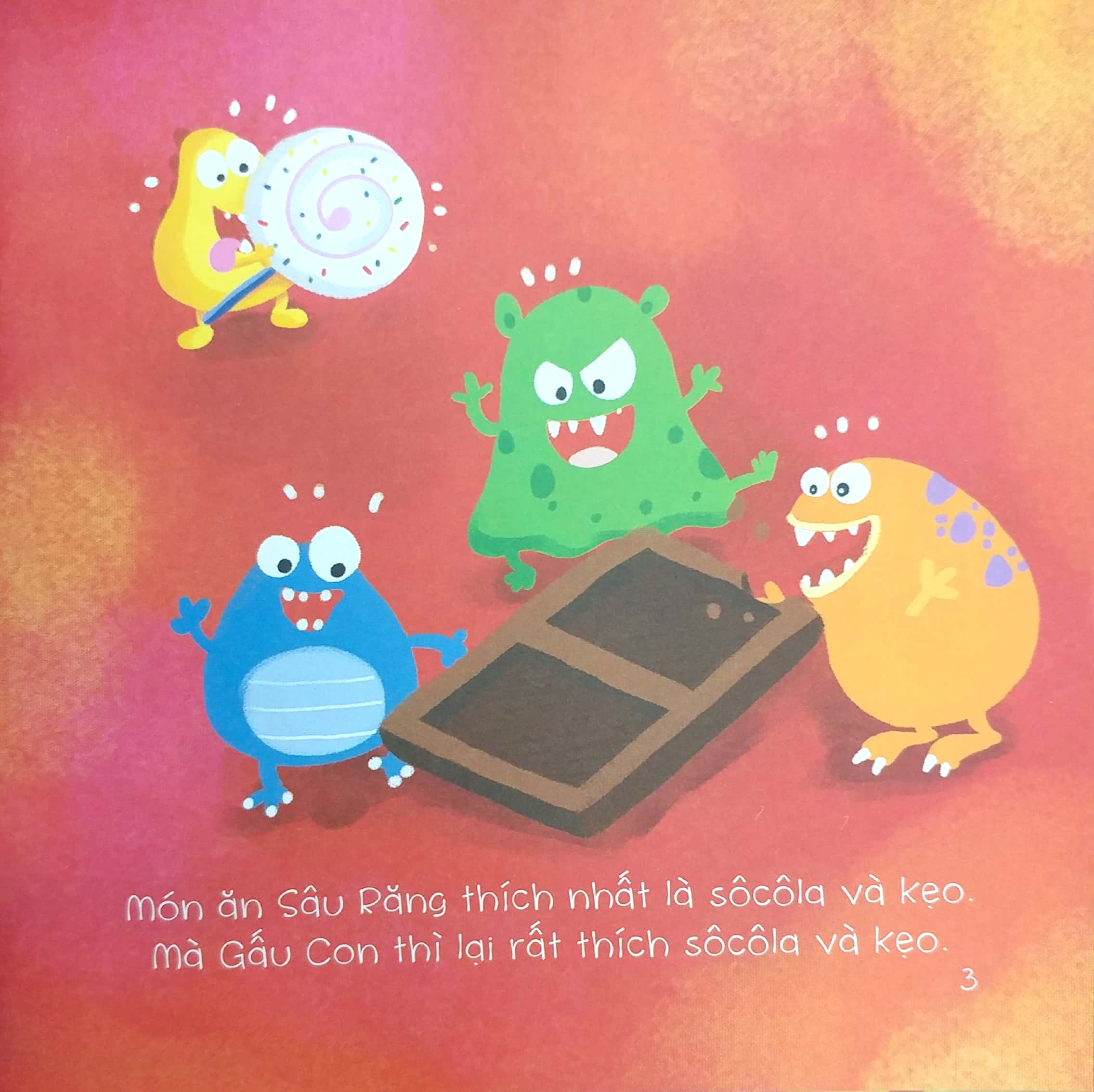 bé tập kể chuyện - gấu con bị đau răng (tái bản 2022)