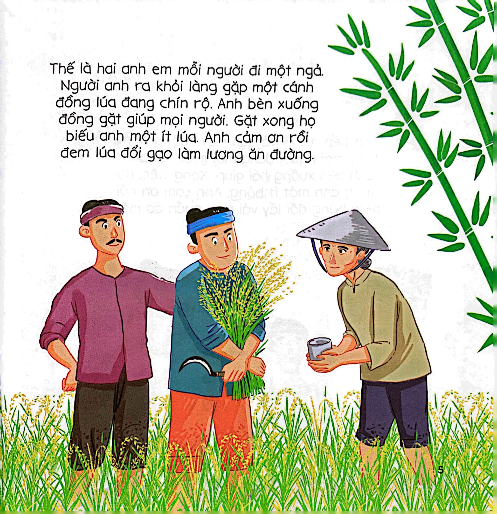 bé tập kể chuyện - hai anh em (tái bản 2022)