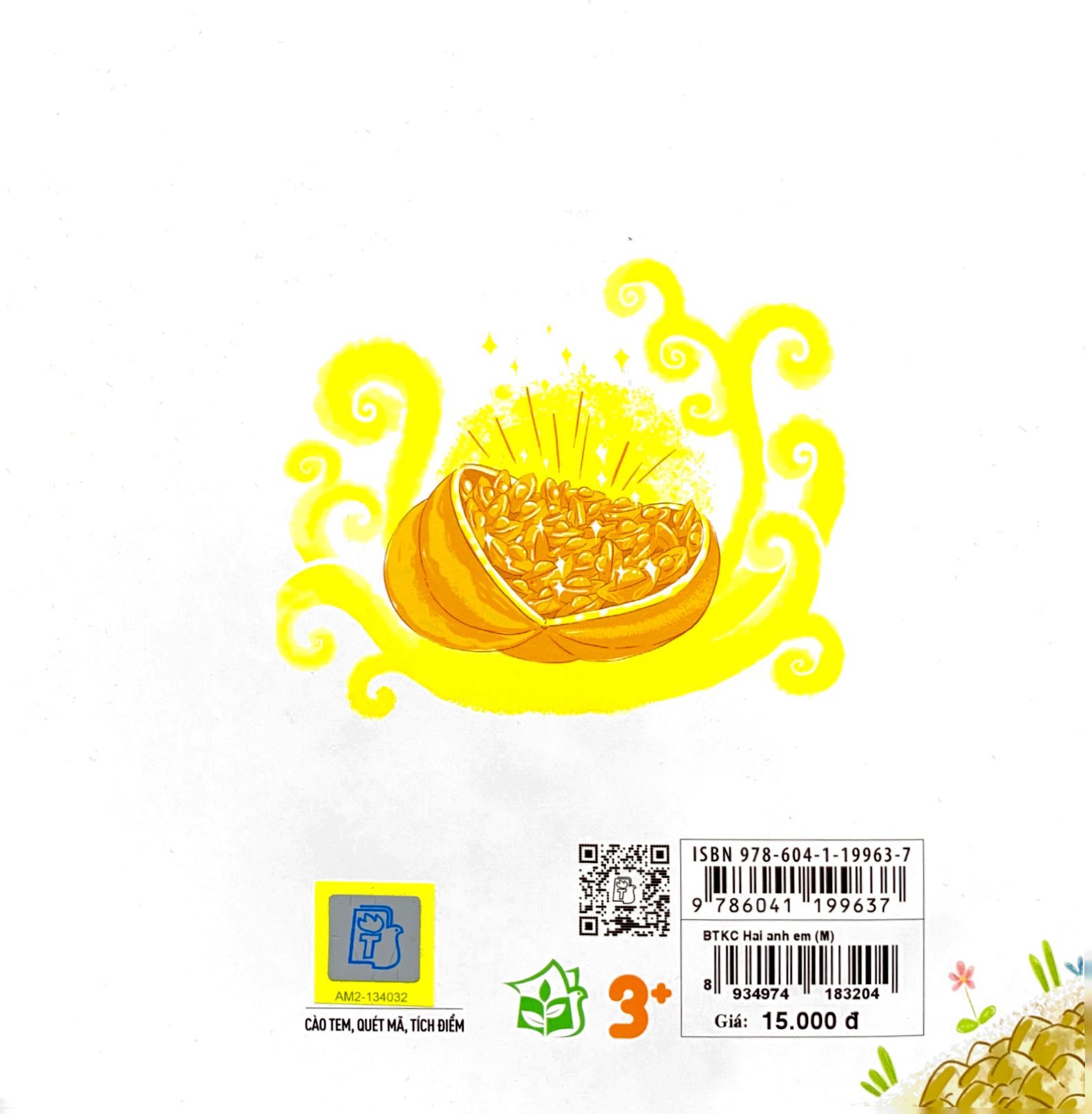 bé tập kể chuyện - hai anh em (tái bản 2022)