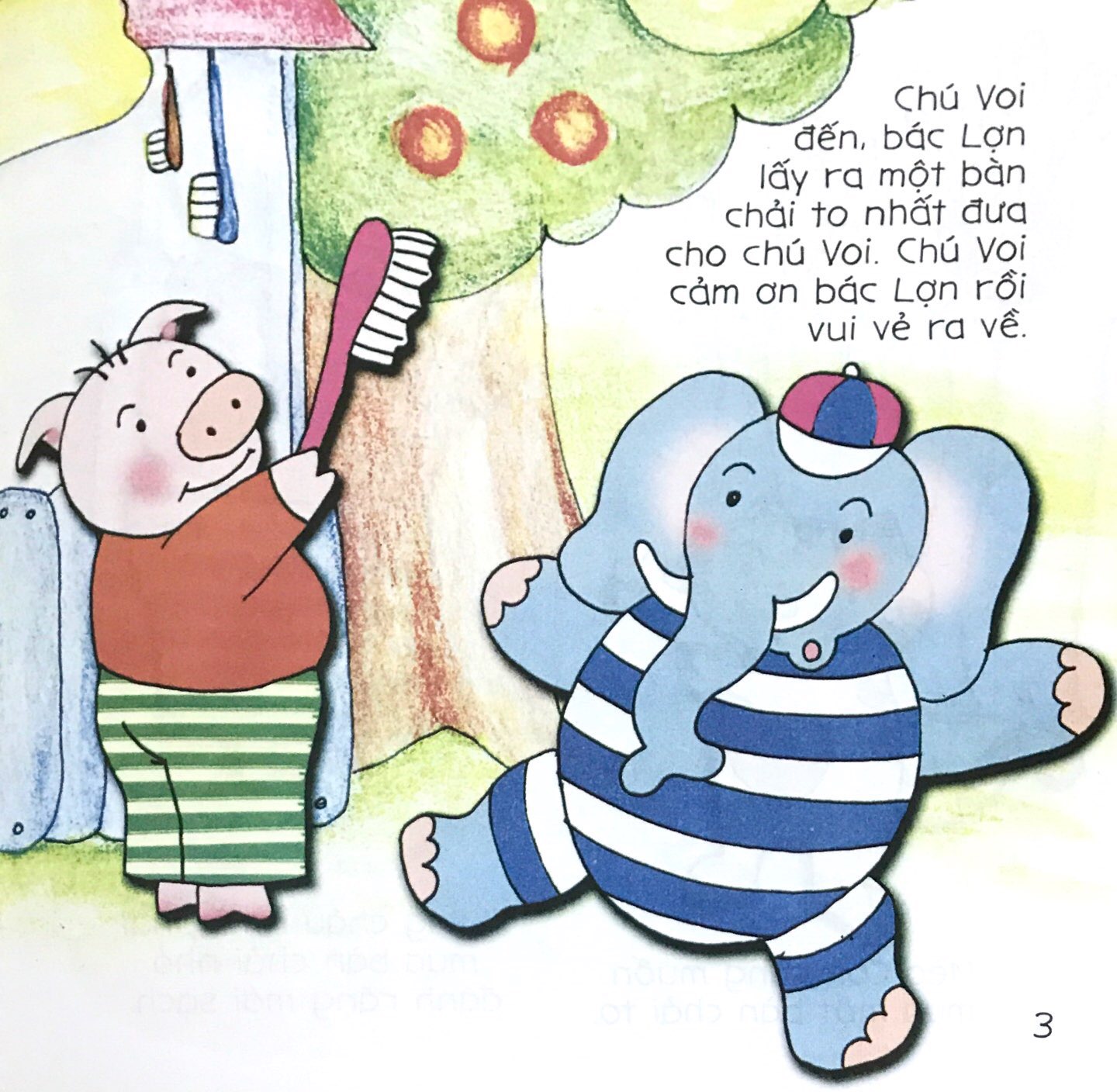 bé tập kể chuyện - mèo con đánh răng (tái bản 2022)