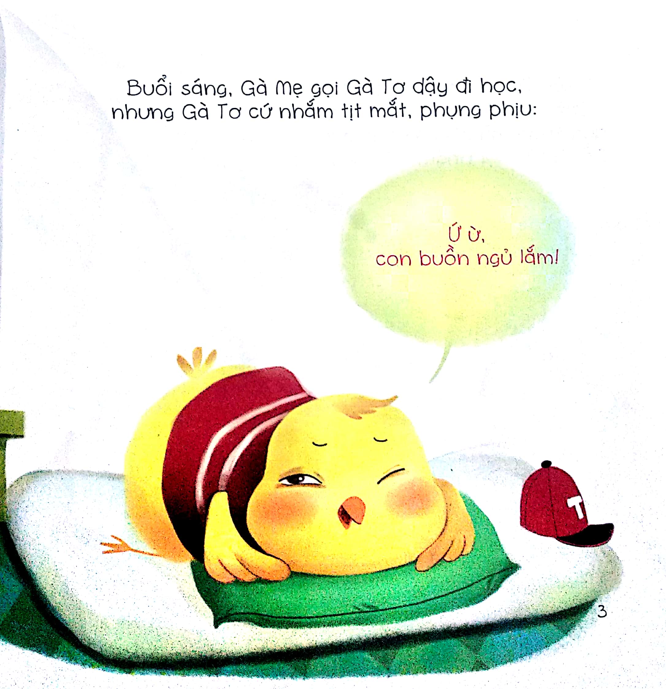 bé tập kể chuyện - mỗi tuần một câu chuyện - gà tơ đi học (tái bản)