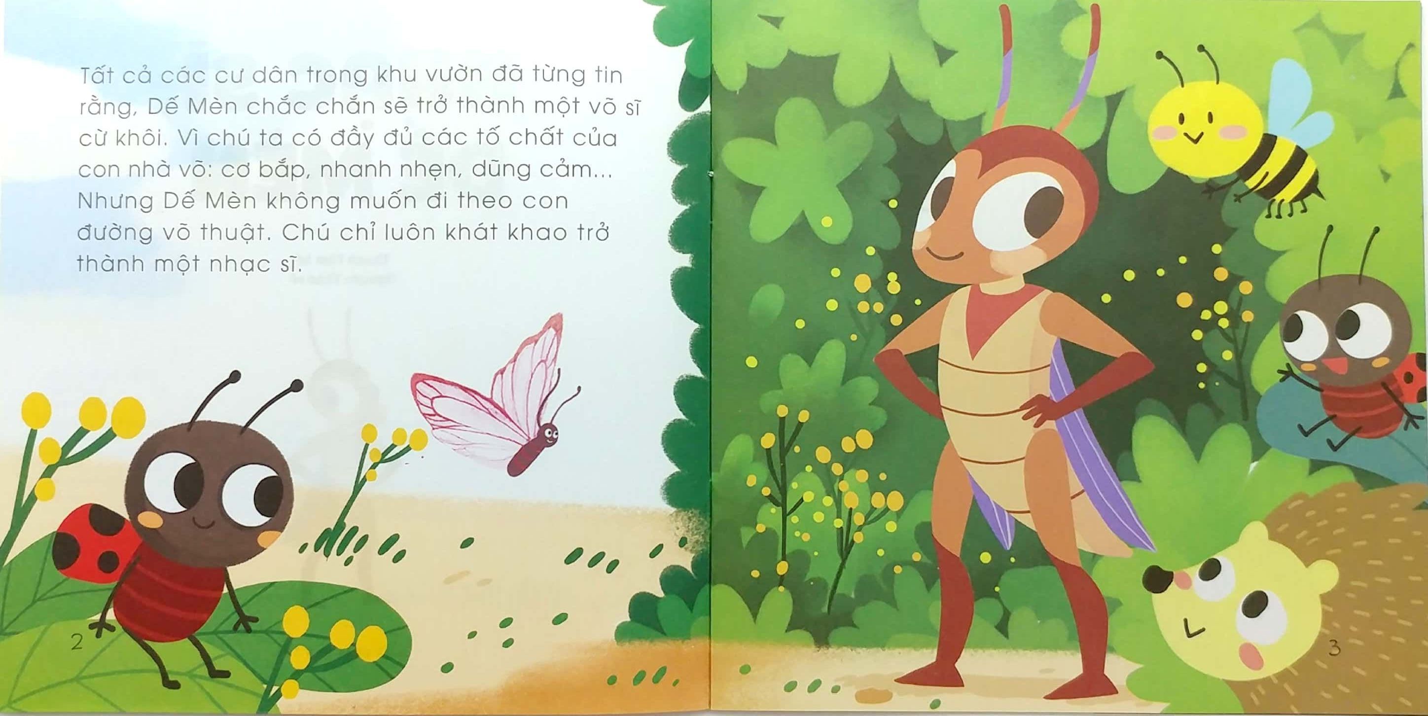 bé tập kể chuyện: nhạc sĩ dế mèn (tái bản 2022)