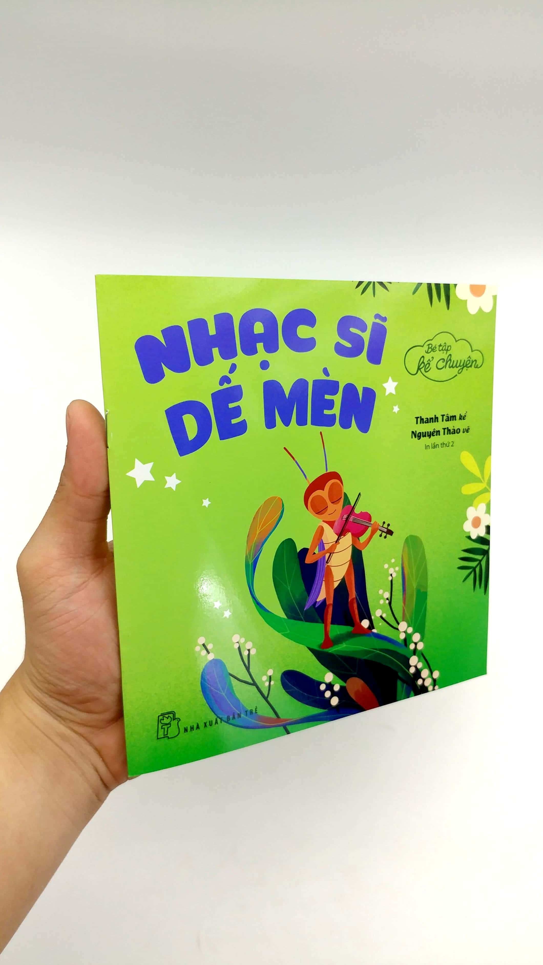 bé tập kể chuyện: nhạc sĩ dế mèn (tái bản 2022)