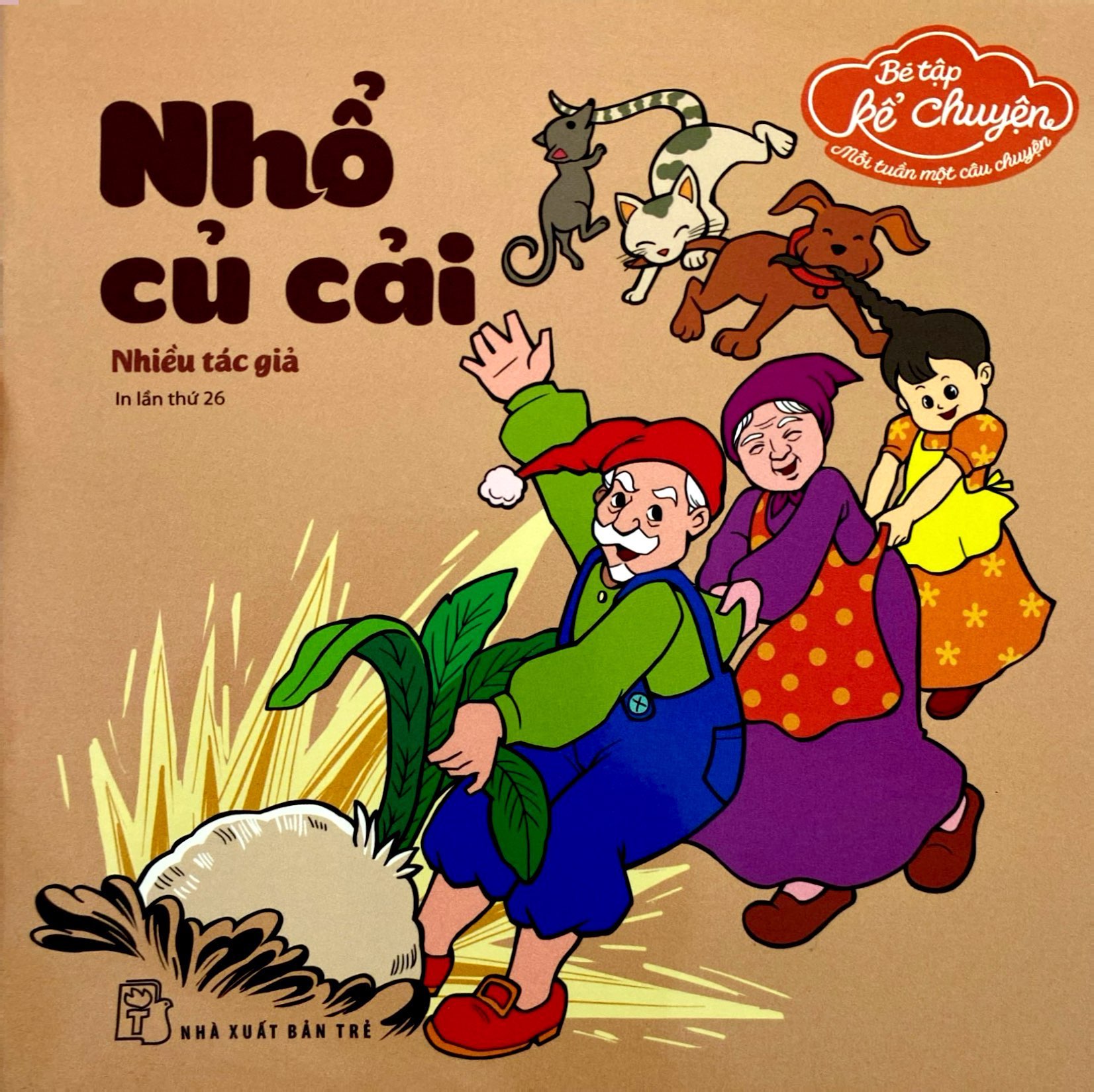 bé tập kể chuyện - nhổ củ cải (tái bản 2022)