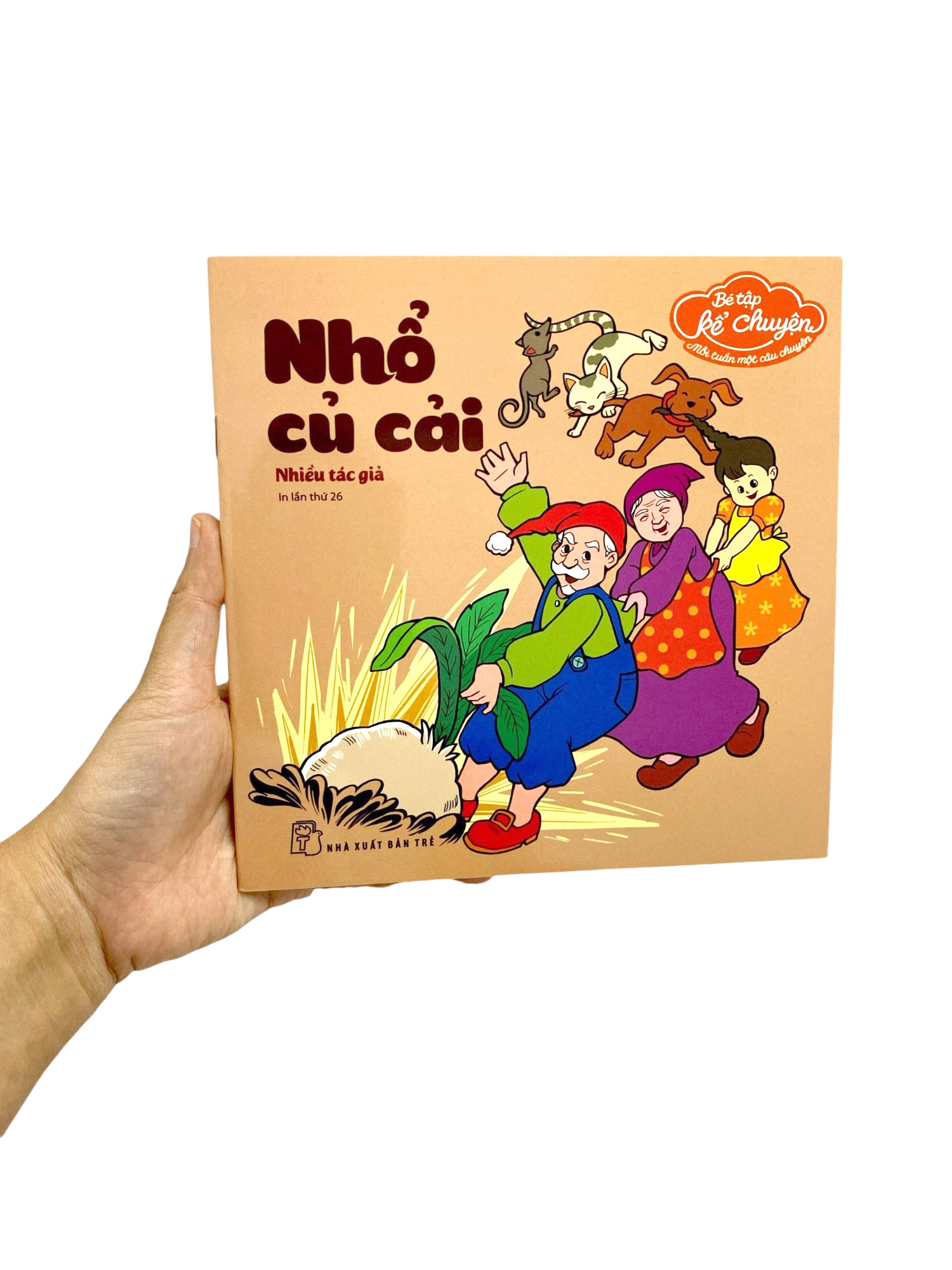 bé tập kể chuyện - nhổ củ cải (tái bản 2022)