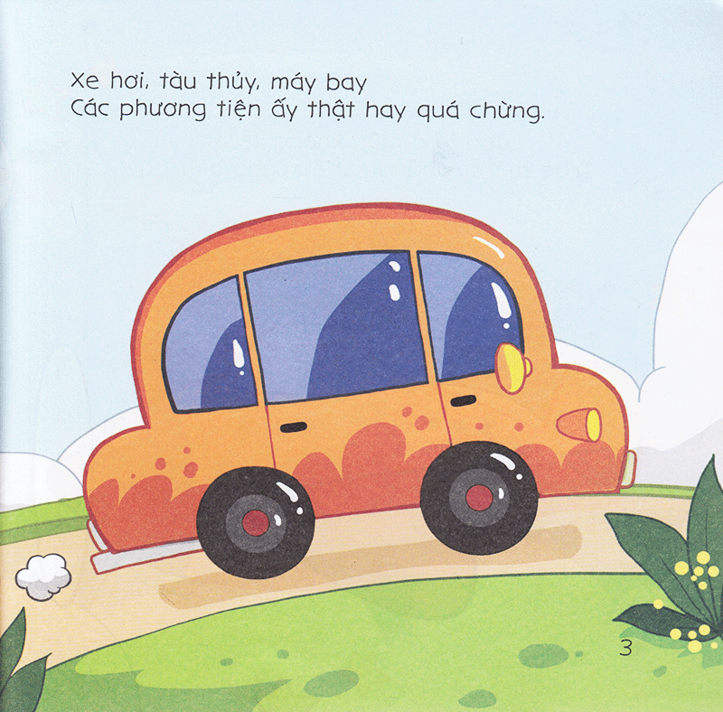bé tập kể chuyện - phương tiện giao thông (2022)