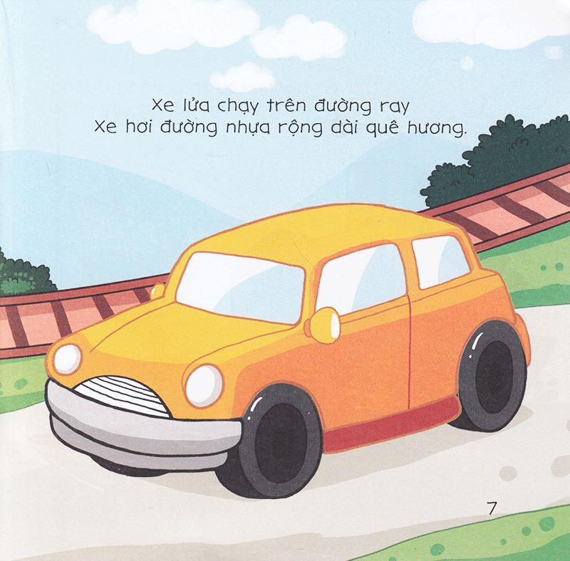 bé tập kể chuyện - phương tiện giao thông (2022)