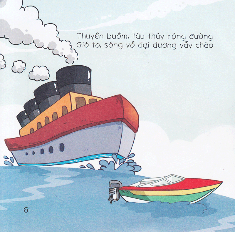 bé tập kể chuyện - phương tiện giao thông (2022)