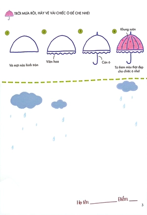 bé tập làm họa sĩ - tập vẽ đồ vật