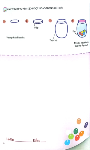 bé tập làm họa sĩ - tập vẽ đồ vật