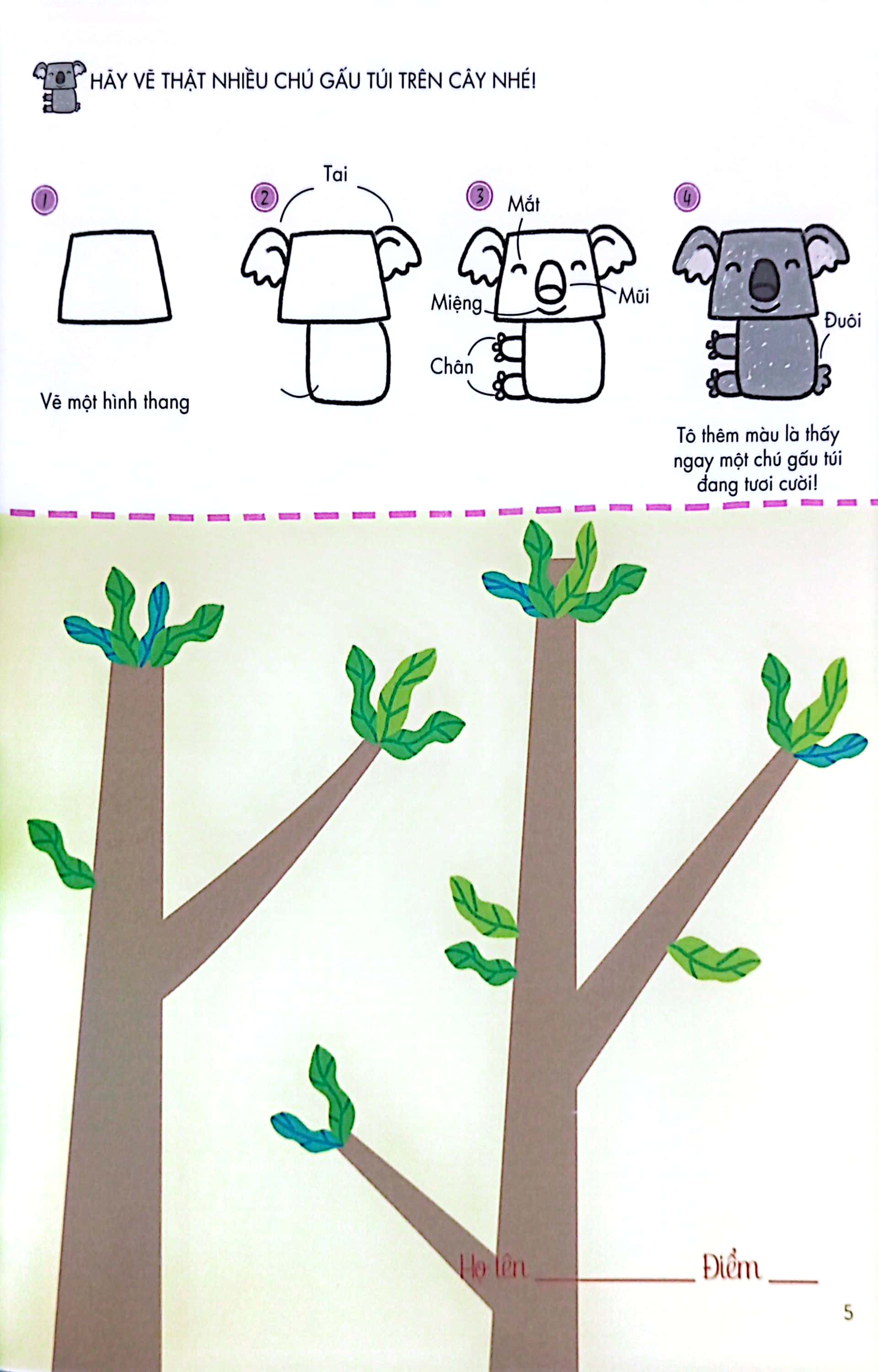 bé tập làm họa sĩ - tập vẽ động vật