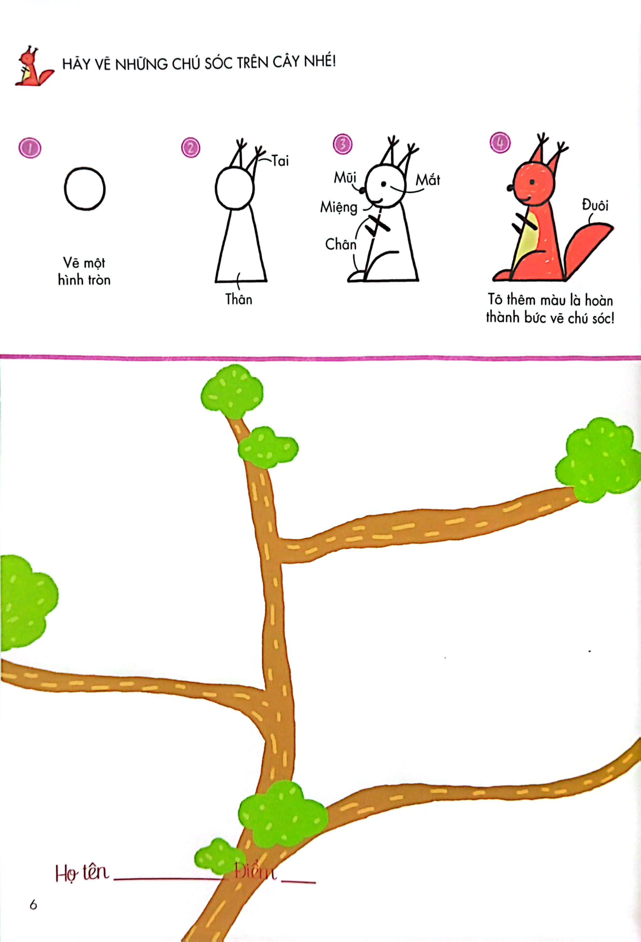 bé tập làm họa sĩ - tập vẽ động vật