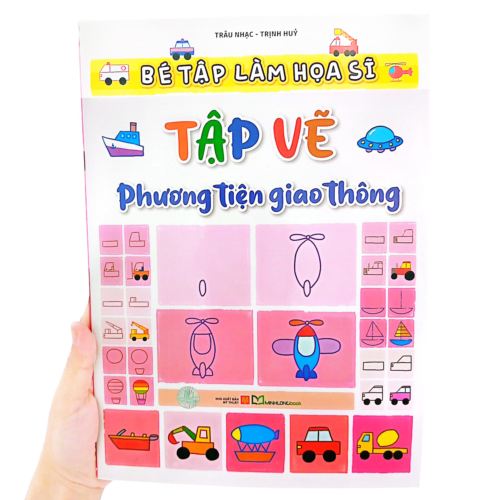 bé tập làm họa sĩ - tập vẽ phương tiện giao thông