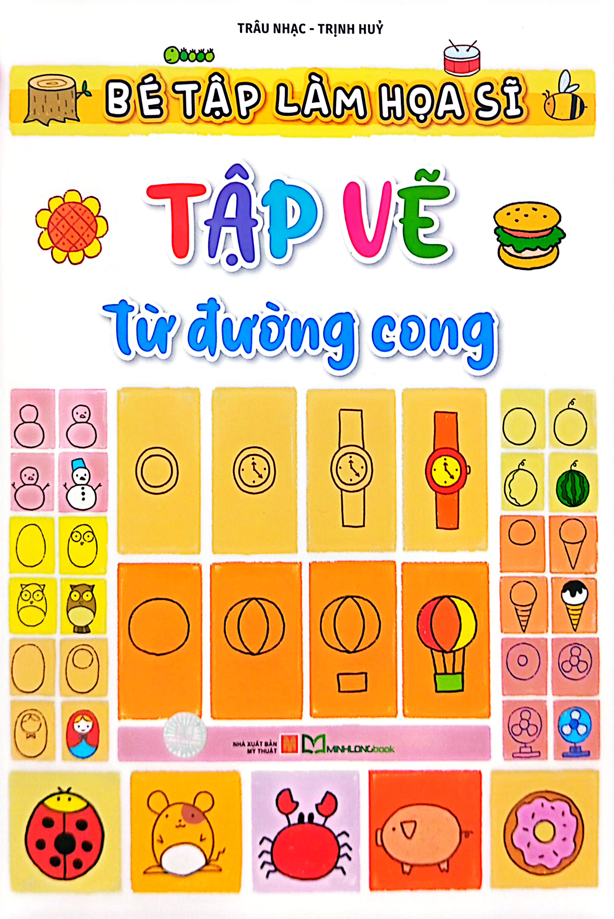 bé tập làm họa sĩ - tập vẽ từ đường cong