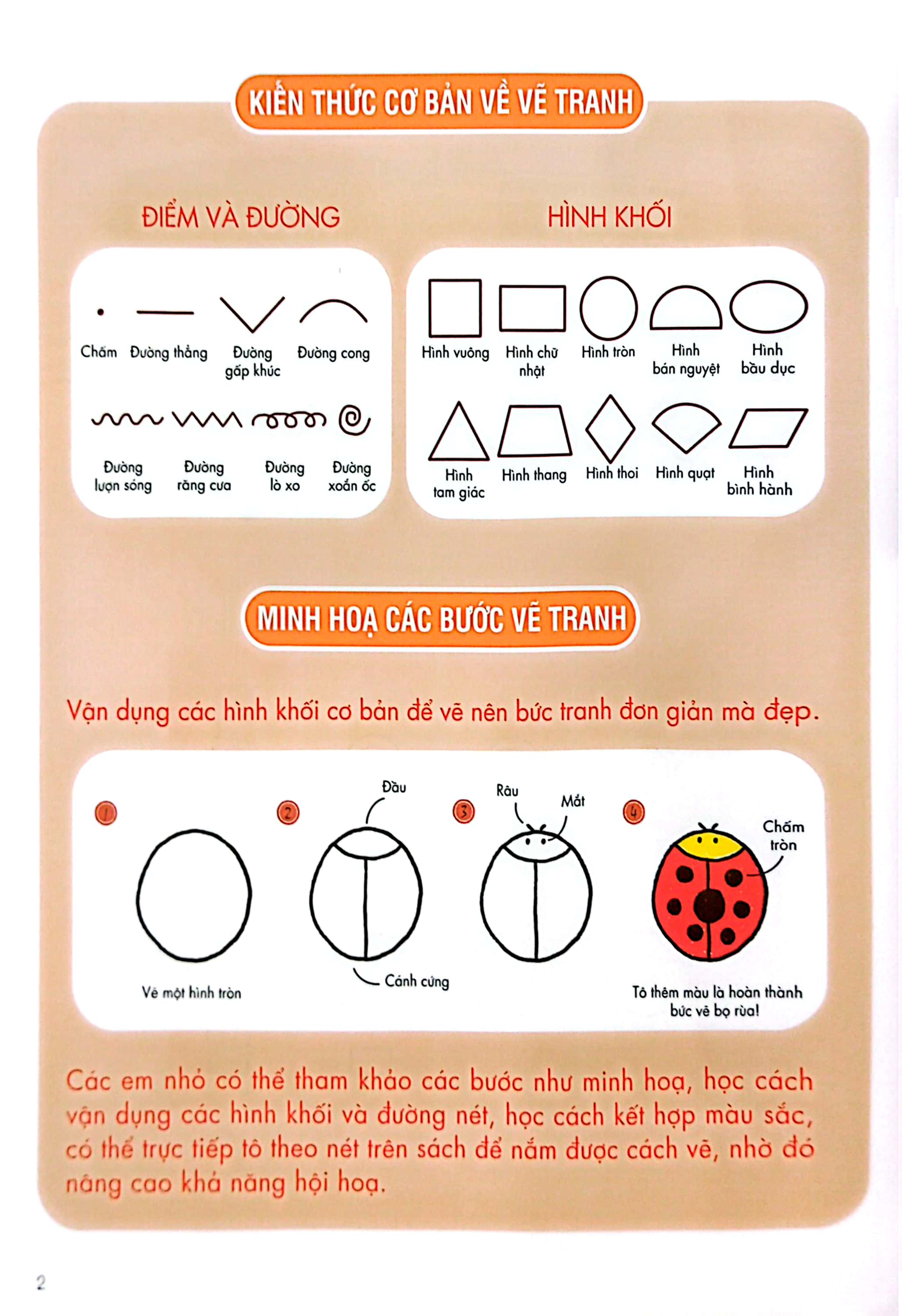 bé tập làm họa sĩ - tập vẽ từ đường cong