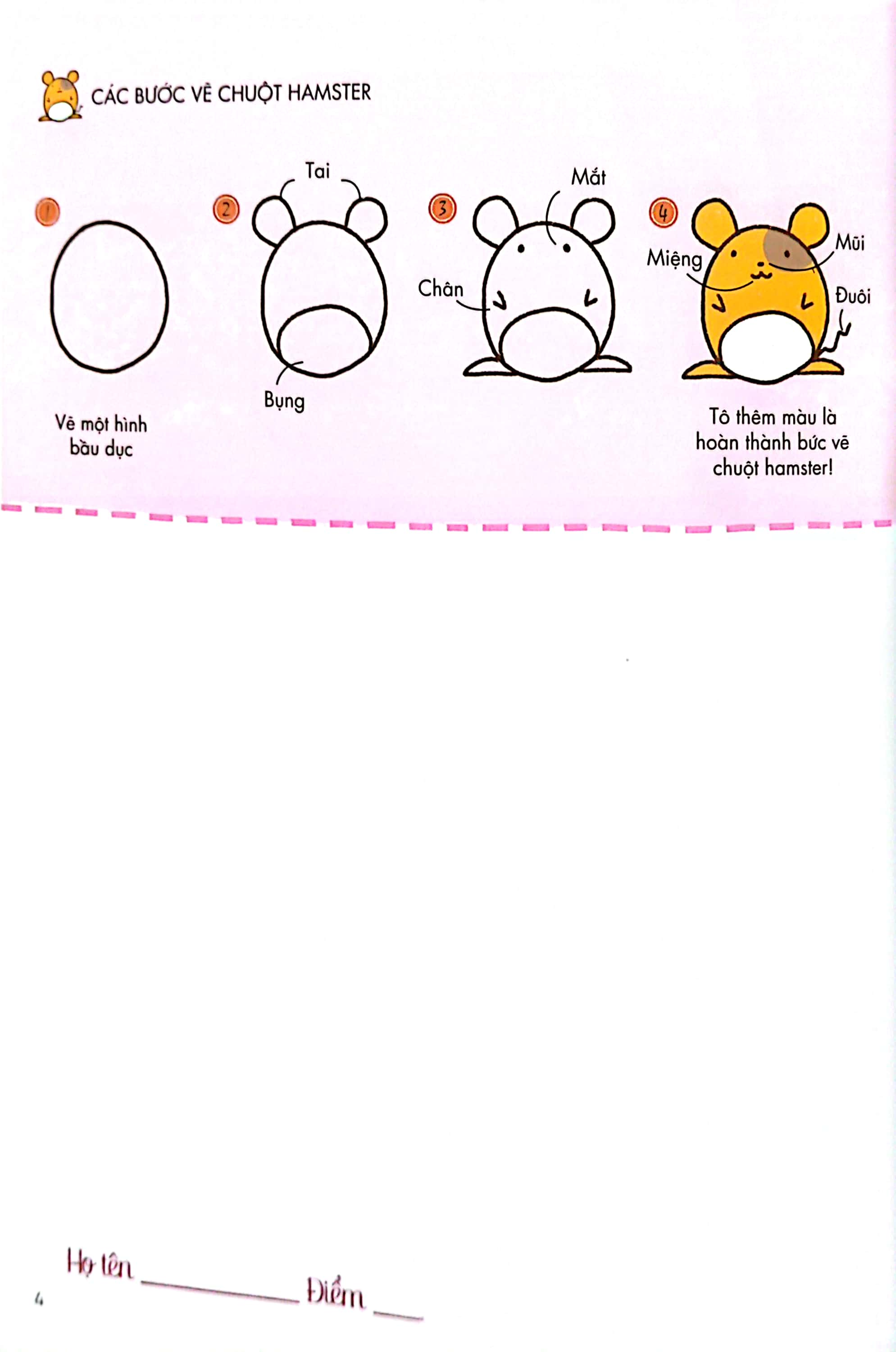 bé tập làm họa sĩ - tập vẽ từ đường cong