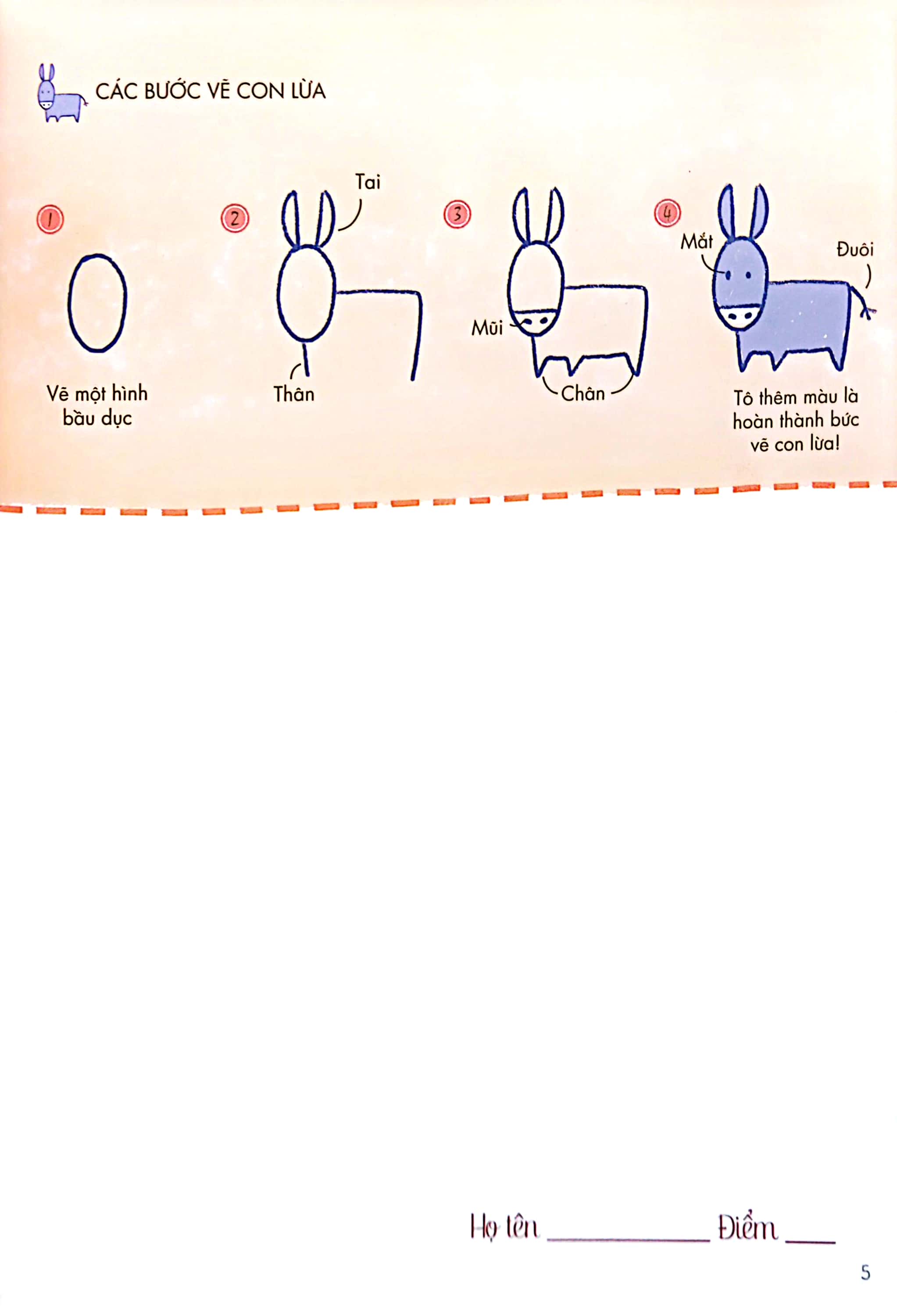 bé tập làm họa sĩ - tập vẽ từ đường cong