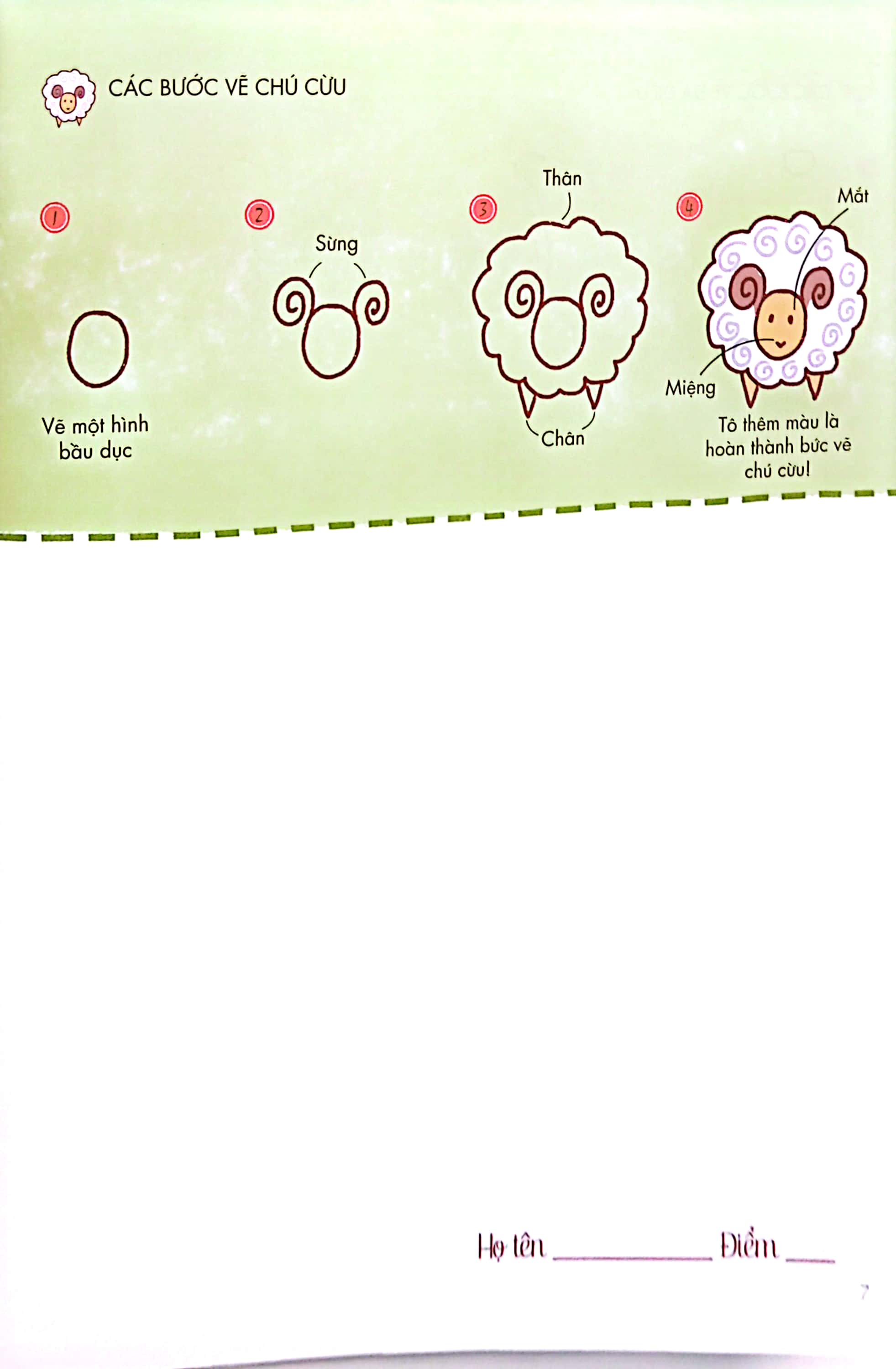 bé tập làm họa sĩ - tập vẽ từ đường cong