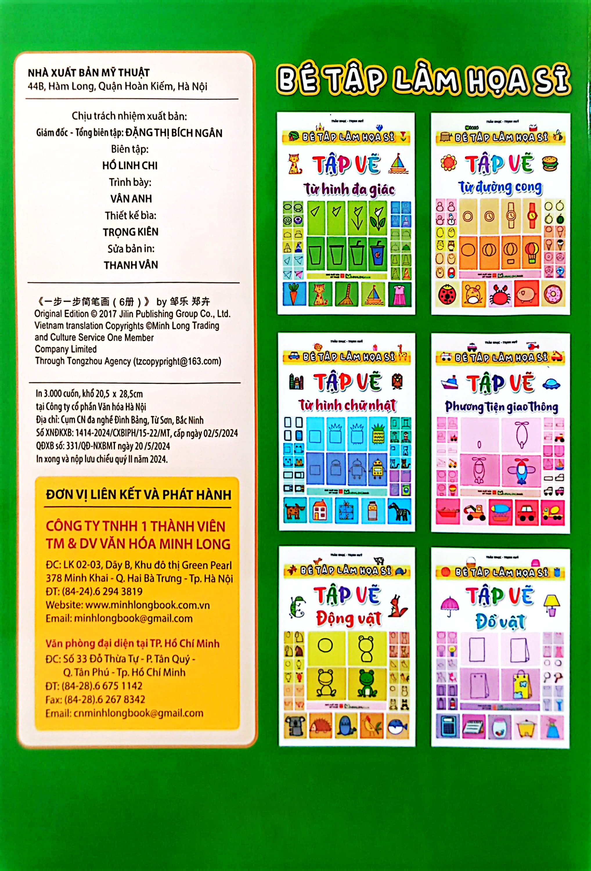 bé tập làm họa sĩ - tập vẽ từ hình đa giác