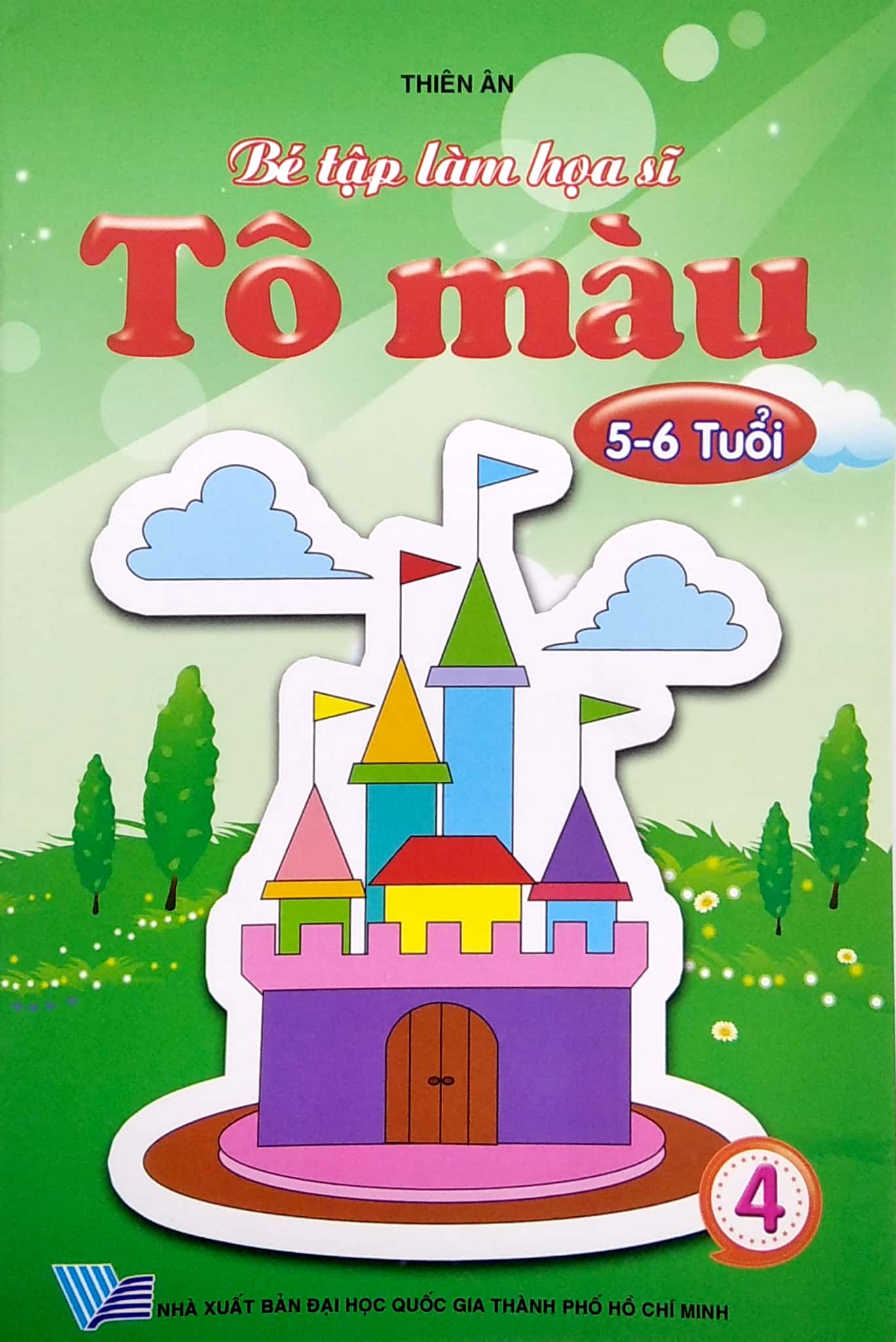 bé tập làm họa sĩ - tô màu (5-6 tuổi)