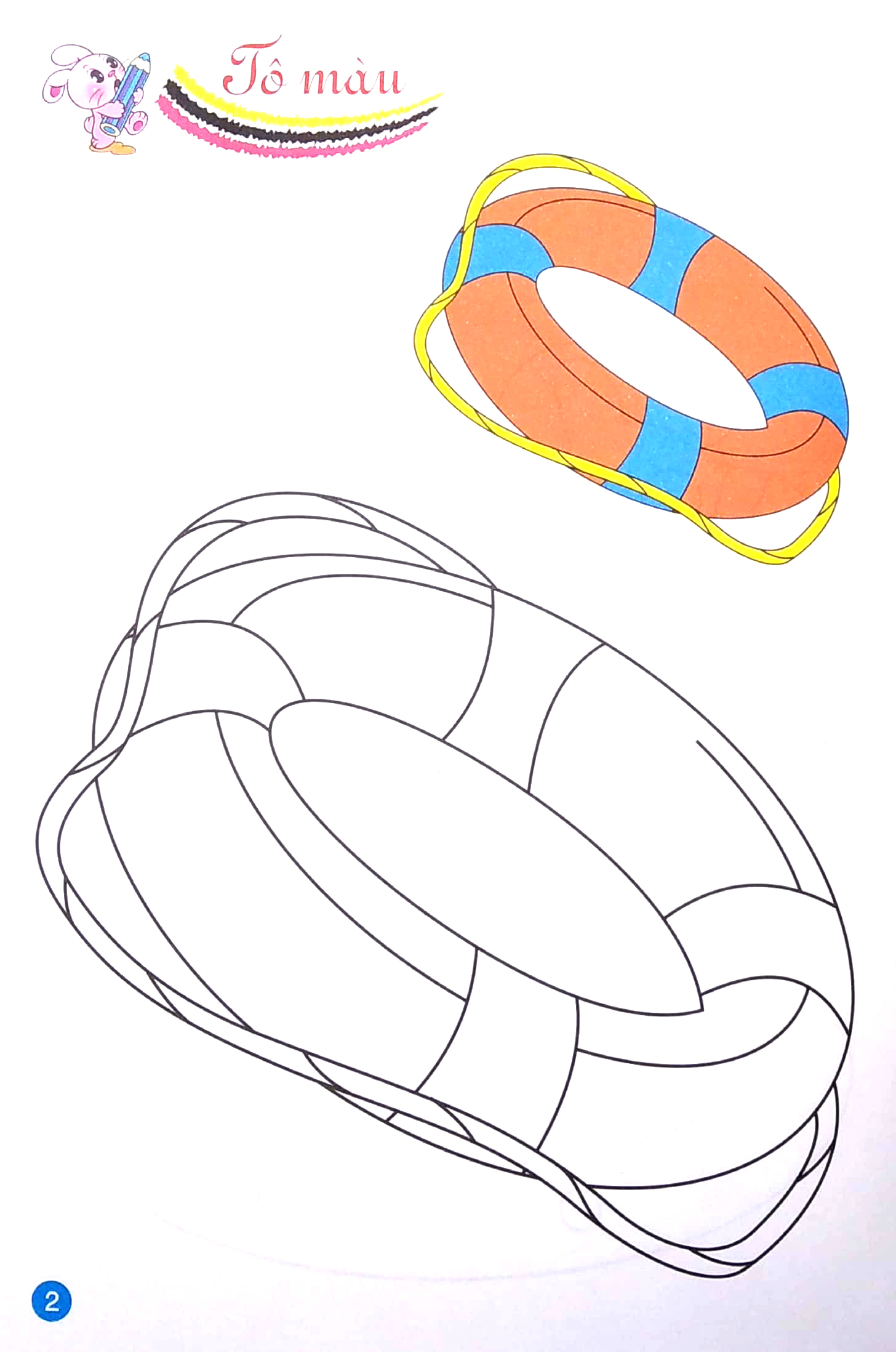 bé tập làm họa sĩ - tô màu (5-6 tuổi)