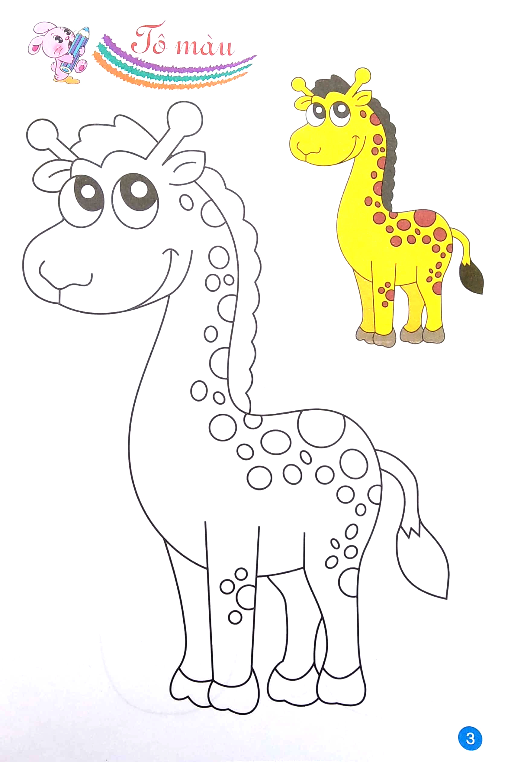 bé tập làm họa sĩ - tô màu (5-6 tuổi)