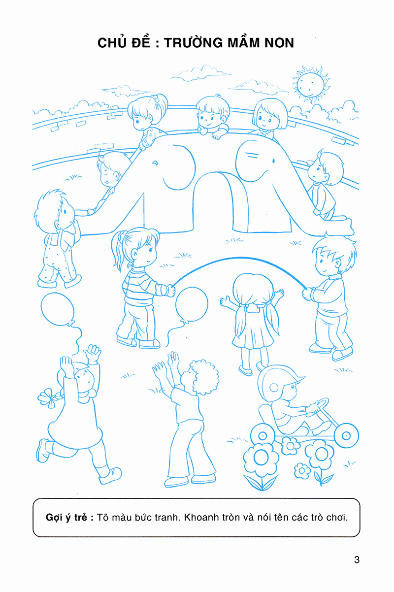 bé tập tạo hình 4-5 tuổi