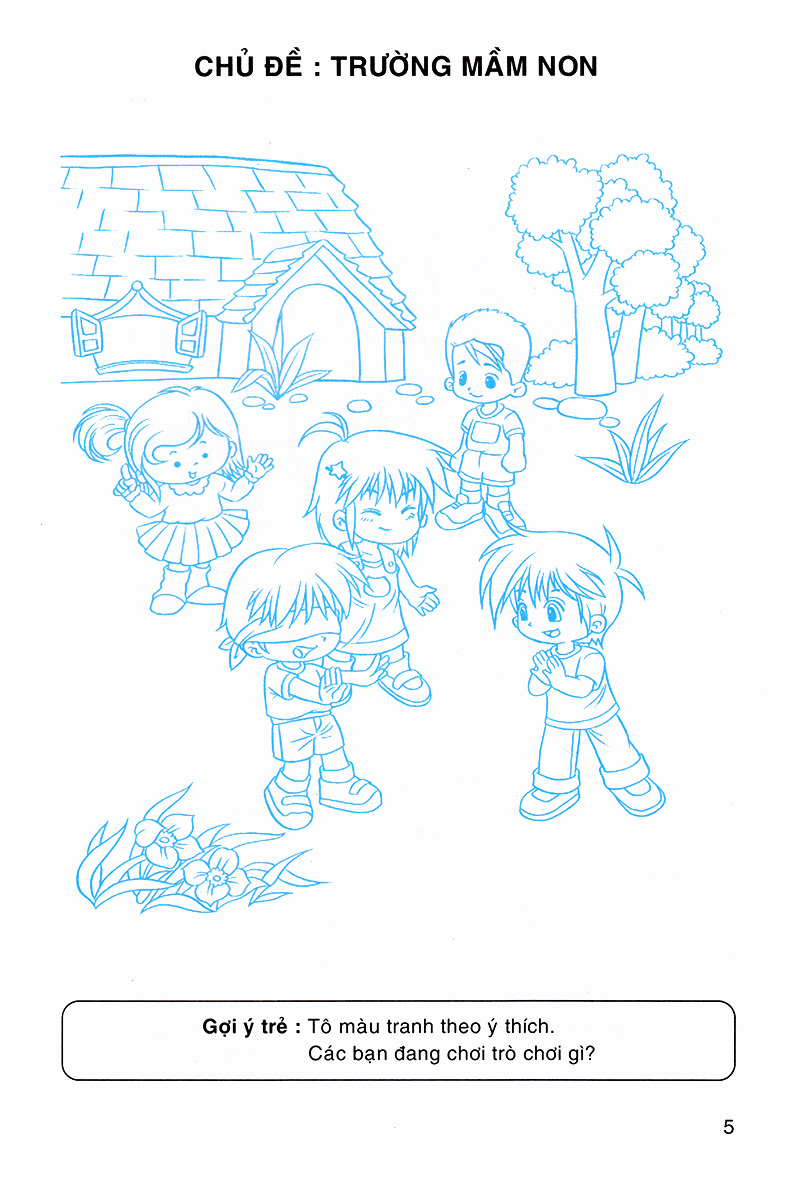 bé tập tạo hình 4-5 tuổi