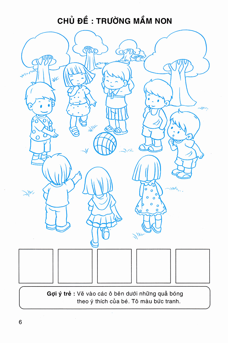 bé tập tạo hình 4-5 tuổi