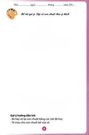 bé tập tạo hình động vật