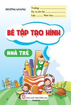 bé tập tạo hình nhà trẻ