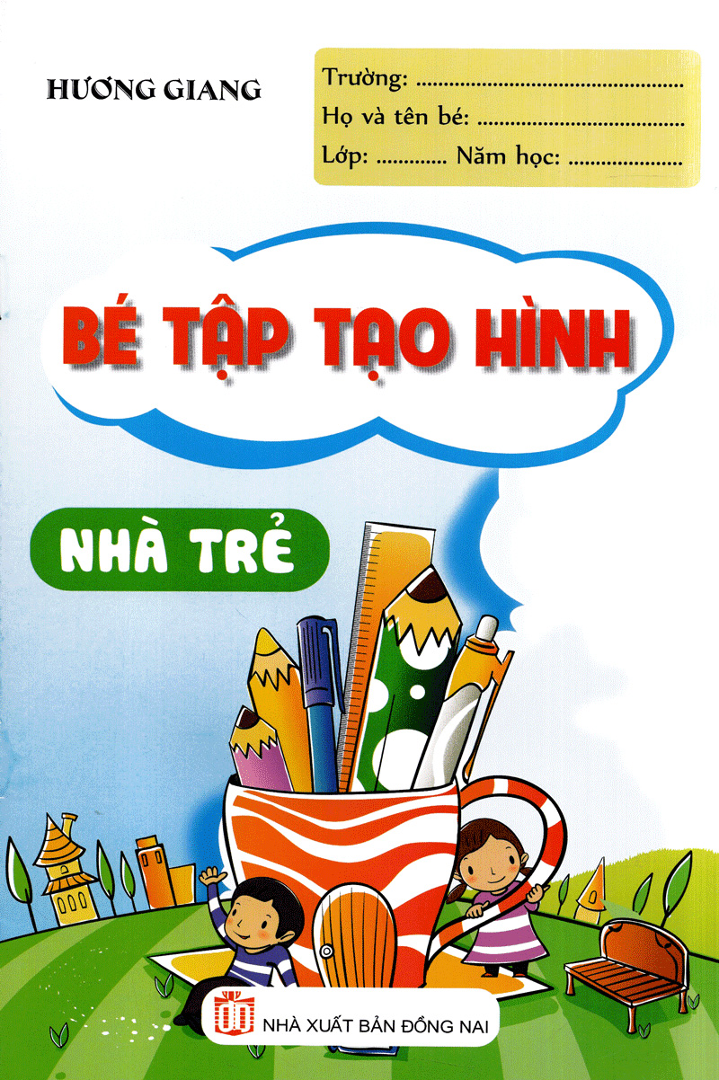 bé tập tạo hình nhà trẻ