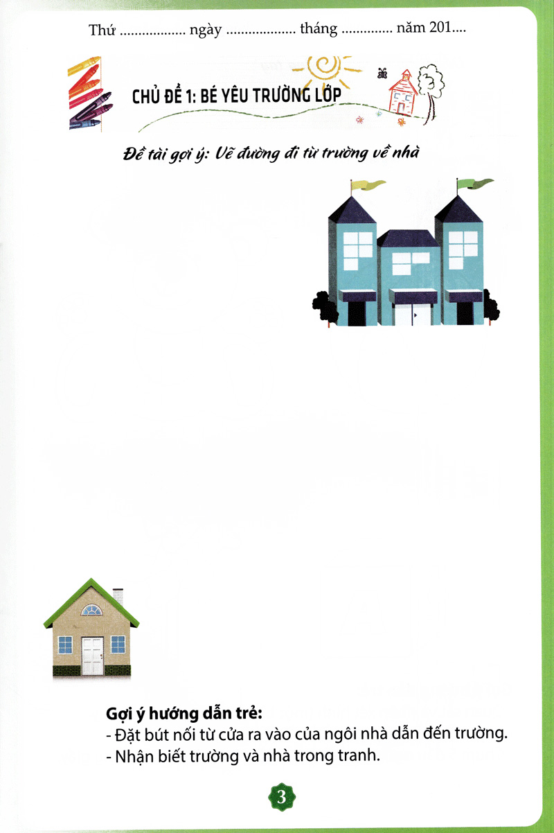 bé tập tạo hình nhà trẻ