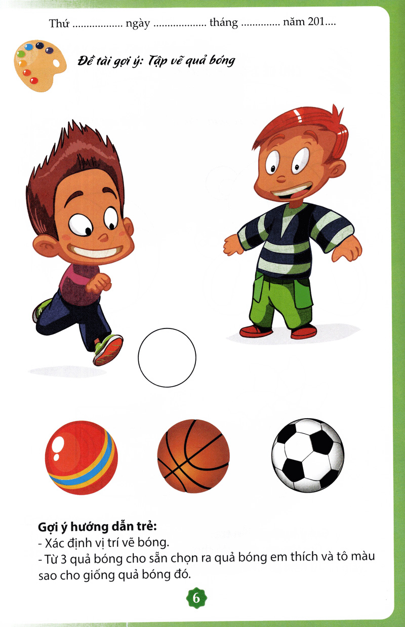 bé tập tạo hình nhà trẻ