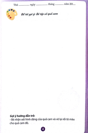 bé tập tạo hình rau củ quả