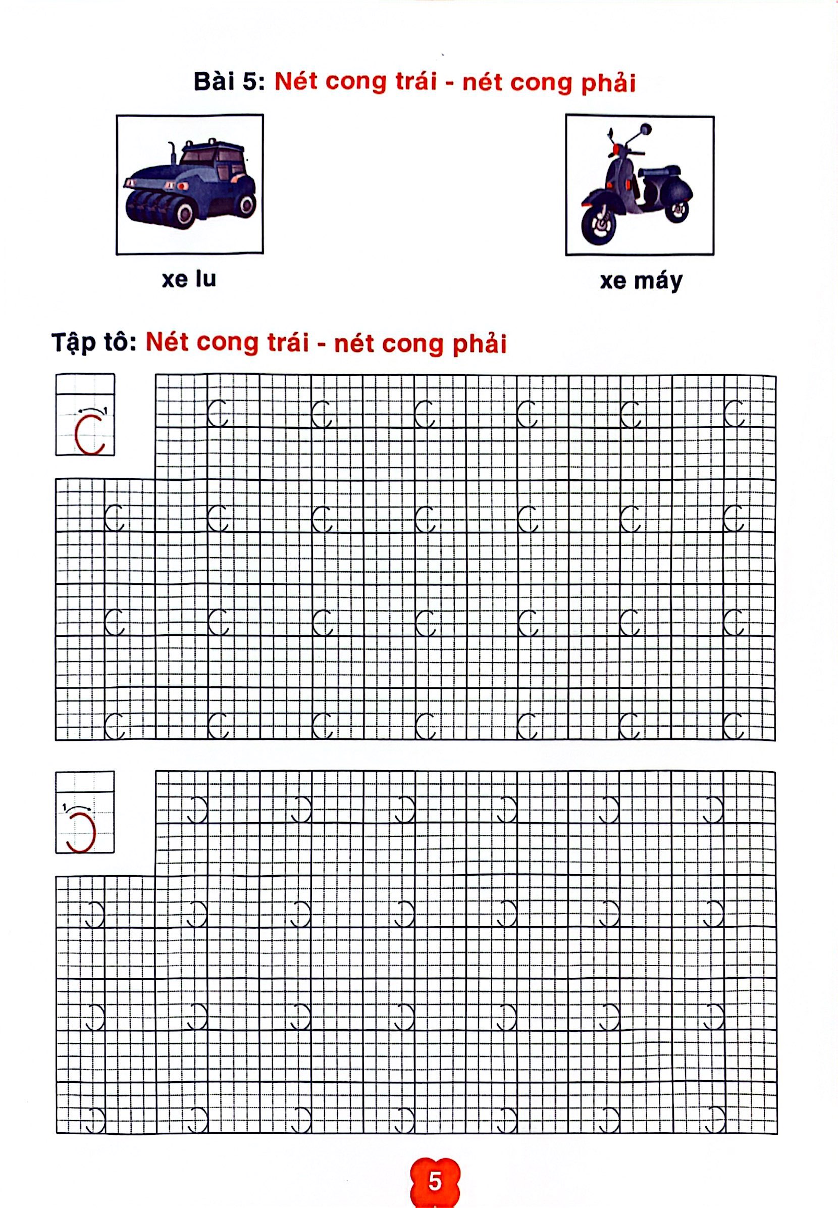 bé tập tô chữ cái