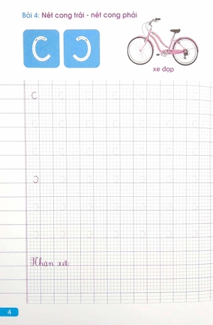 bé tập tô chữ cái - dành cho trẻ mẫu giáo (tái bản 2023)