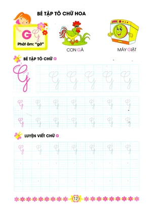 bé tập tô chữ hoa - hành trang cho bé vào lớp 1 (tái bản 2016)