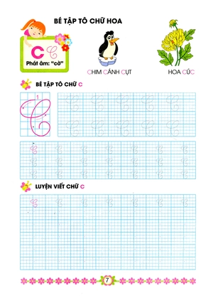 bé tập tô chữ hoa - hành trang cho bé vào lớp 1 (tái bản 2016)