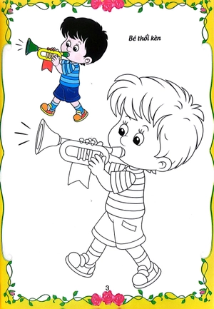 bé tập tô màu - các hoạt động vui chơi của bé (tái bản 2023)