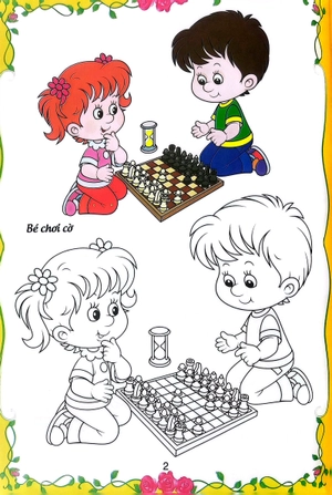 bé tập tô màu - các hoạt động vui chơi của bé (tái bản 2023)